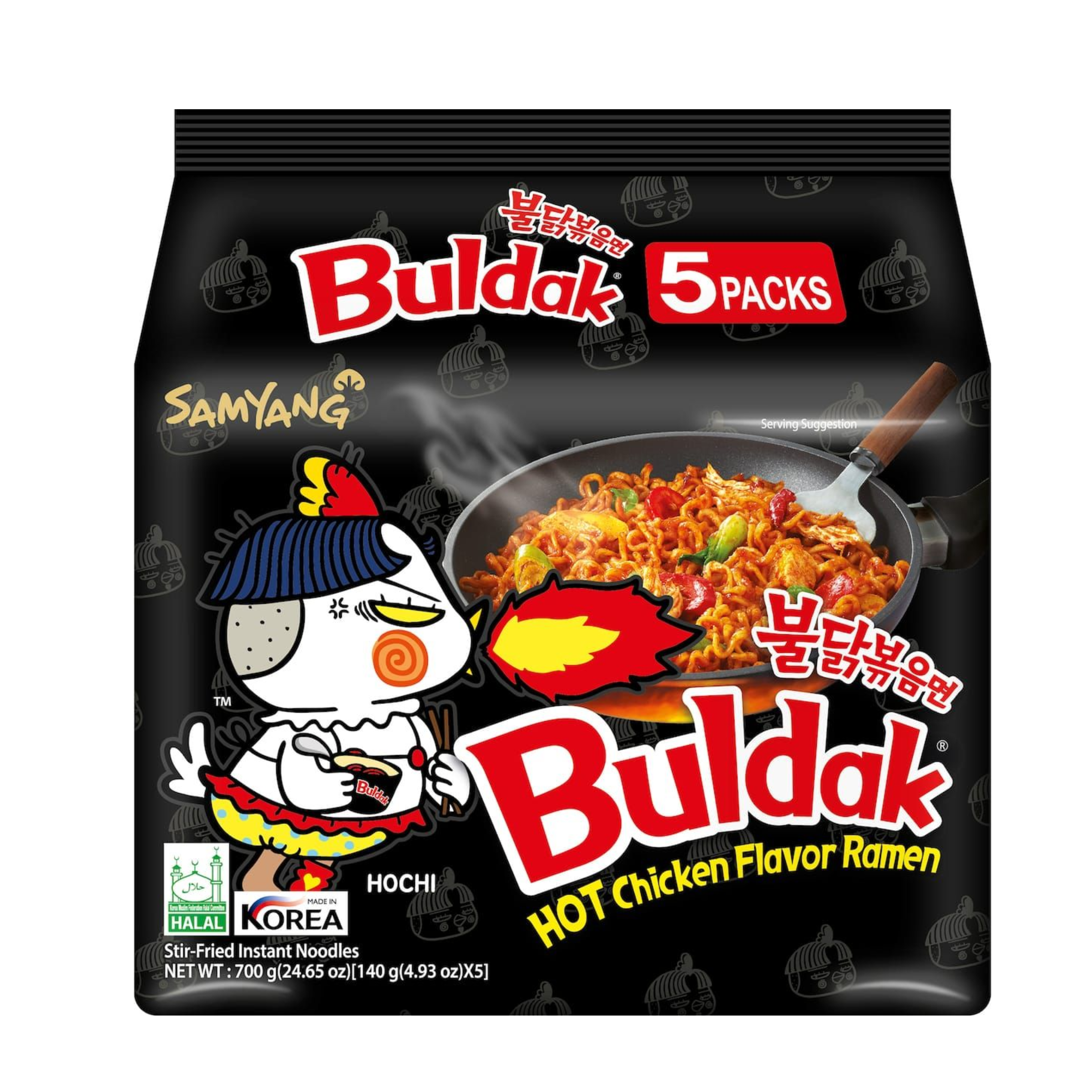 Samyang Buldak Pack Of 5 Hot Chicken Flavor Ramen